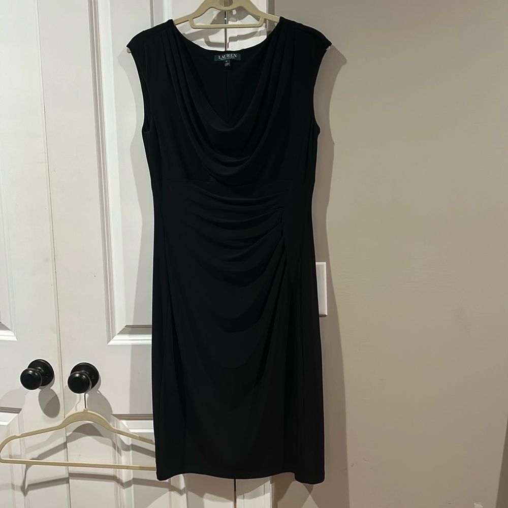 Lauren Ralph Lauren, black, sleeveless, cocktail dress